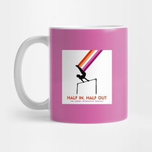 HIHO Logo (Lesbian Flag - Block Logo) Mug